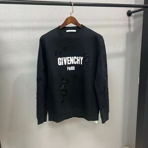 🚩steal authentic Givenchy Black Crewneck Sweater for Men